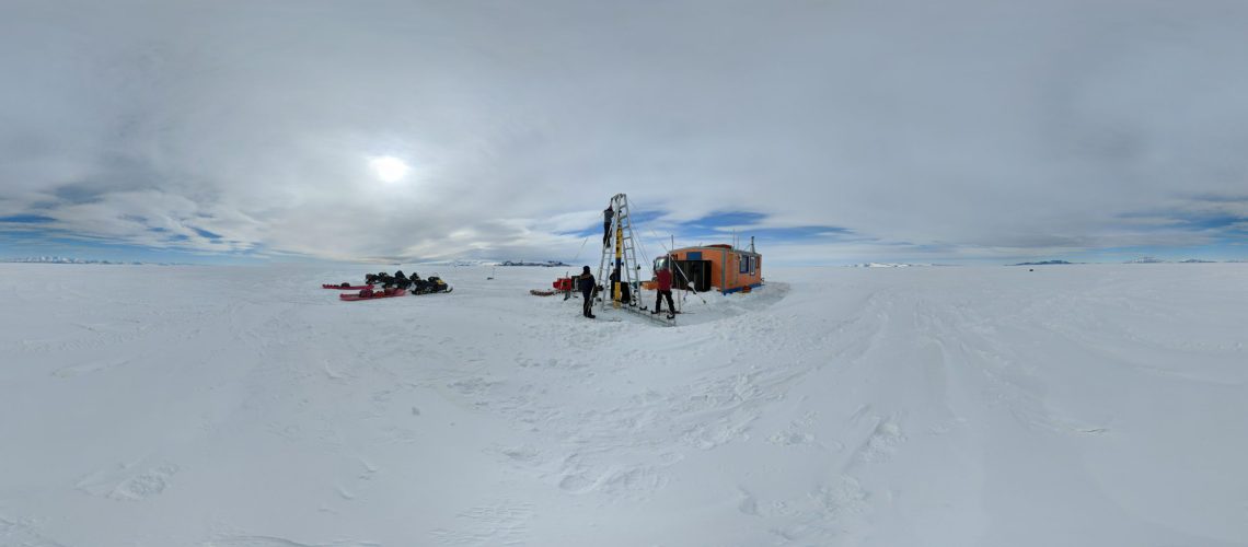 Icefin being deployed in Antarctica Season 3